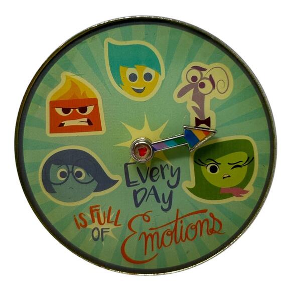 Disney Store Inside Out Metal Emotions Dial Charm Clip Backpack Bag Replacement - Picture 7 of 11